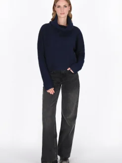 Dreimaster Damen Pullover in marine