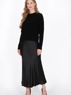 Dreimaster Damen Pullover in schwarz