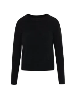 Dreimaster Damen Pullover in schwarz