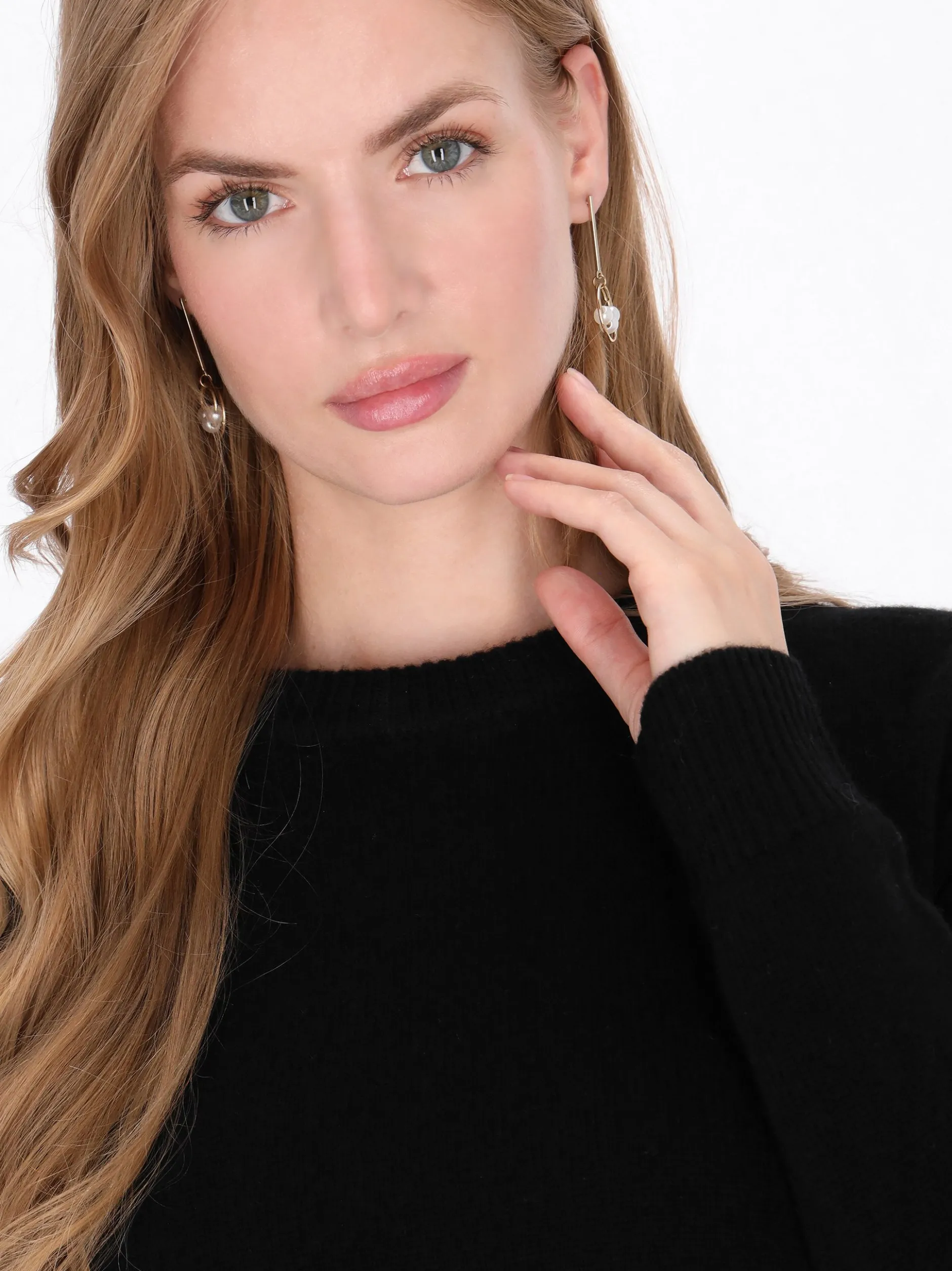 Dreimaster Damen Pullover in schwarz