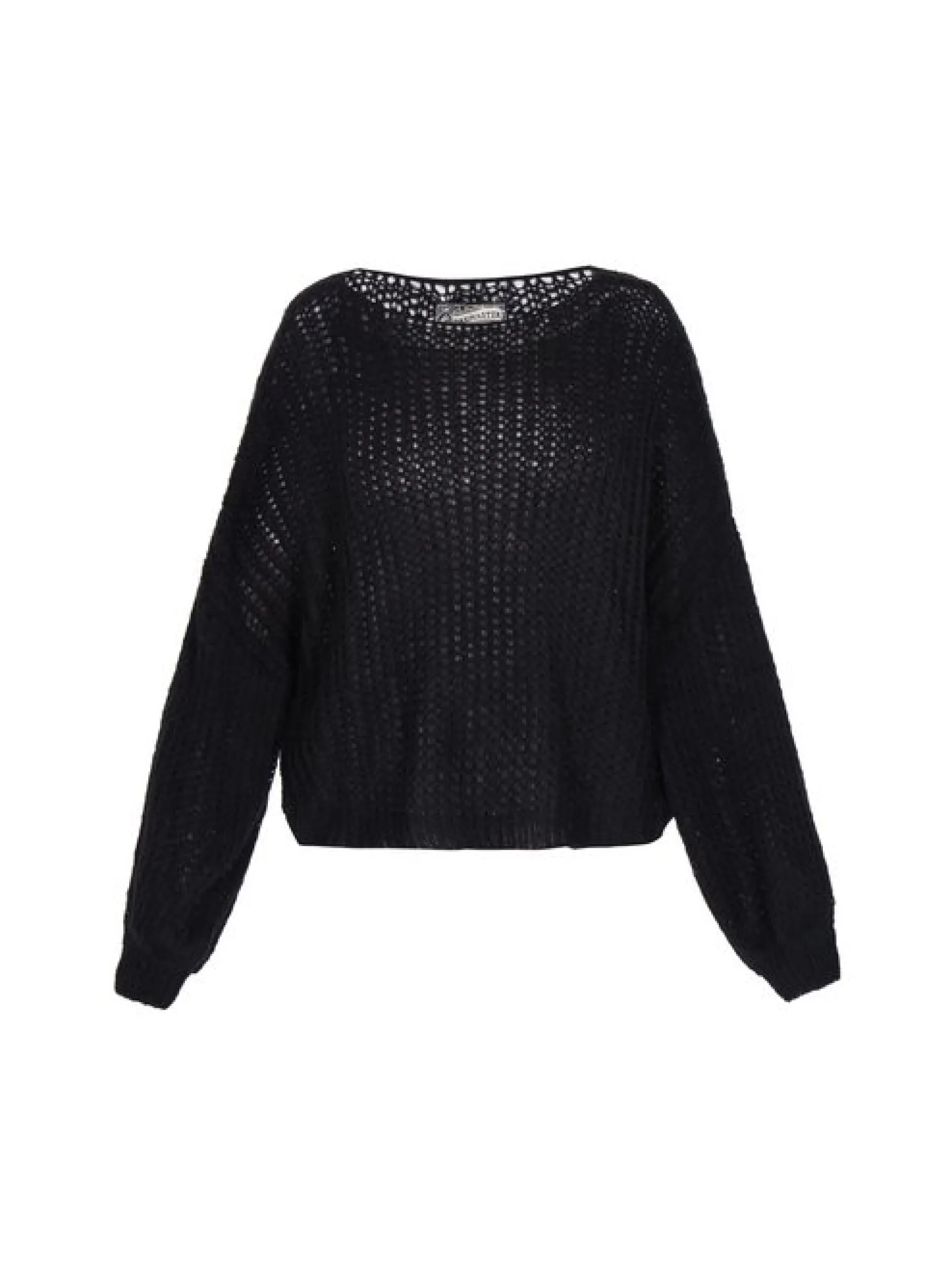 Dreimaster Damen Pullover in schwarz