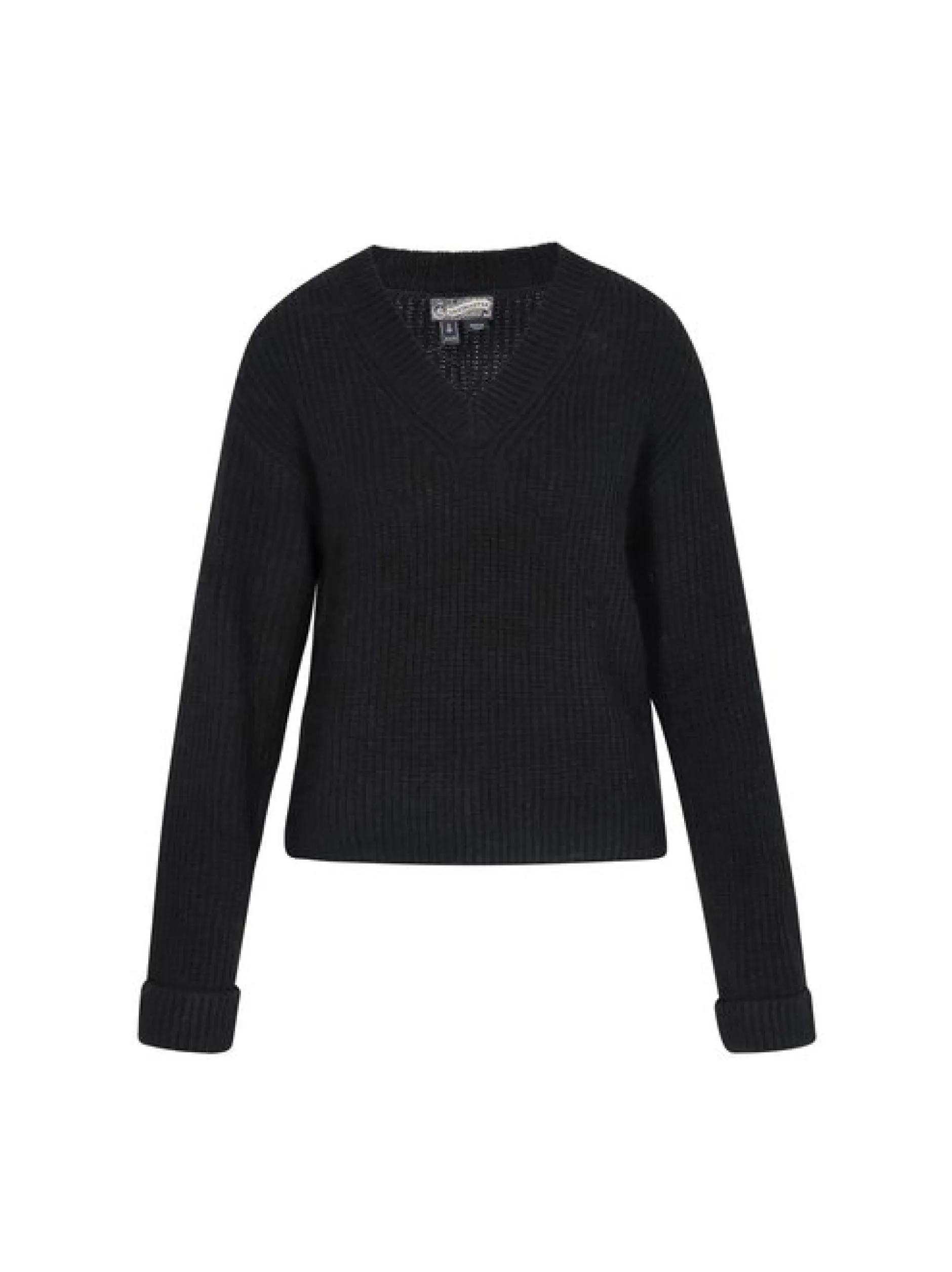 Dreimaster Damen Pullover in schwarz