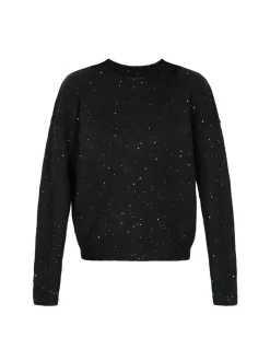 Dreimaster Damen Pullover in schwarz