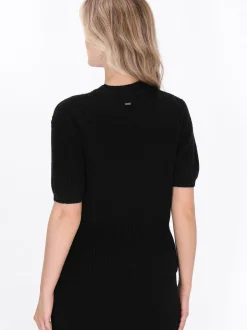 Dreimaster Damen Pullover in schwarz