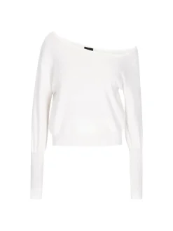 Dreimaster Damen Pullover in weiß