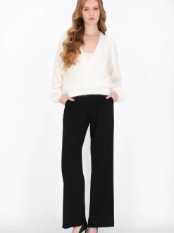 Dreimaster Damen Pullover in weiß