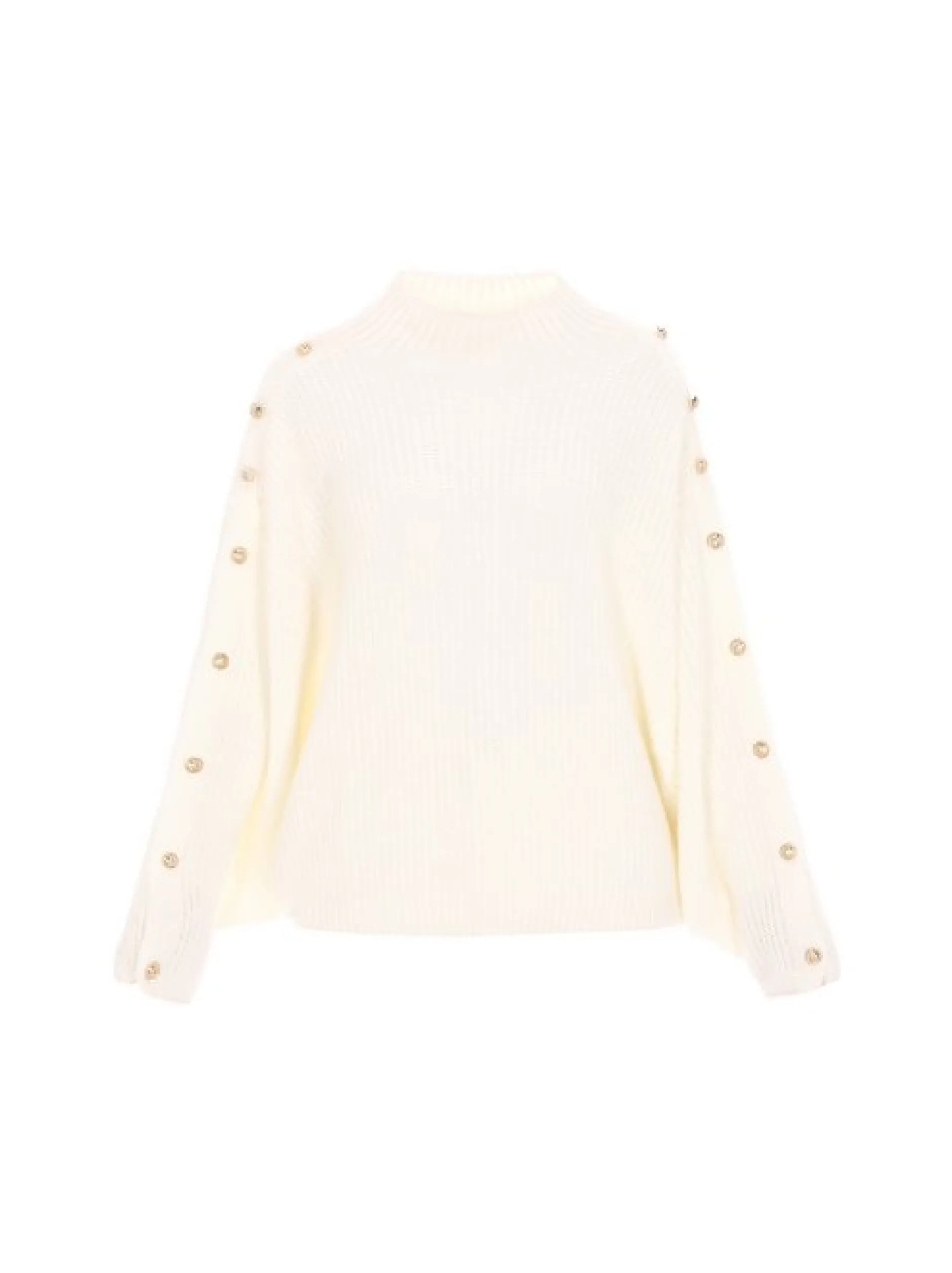 Dreimaster Damen Pullover in weiß