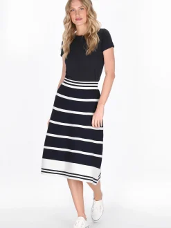 Dreimaster Damen Rock in marine
