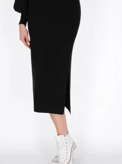 Dreimaster Damen Rock in schwarz