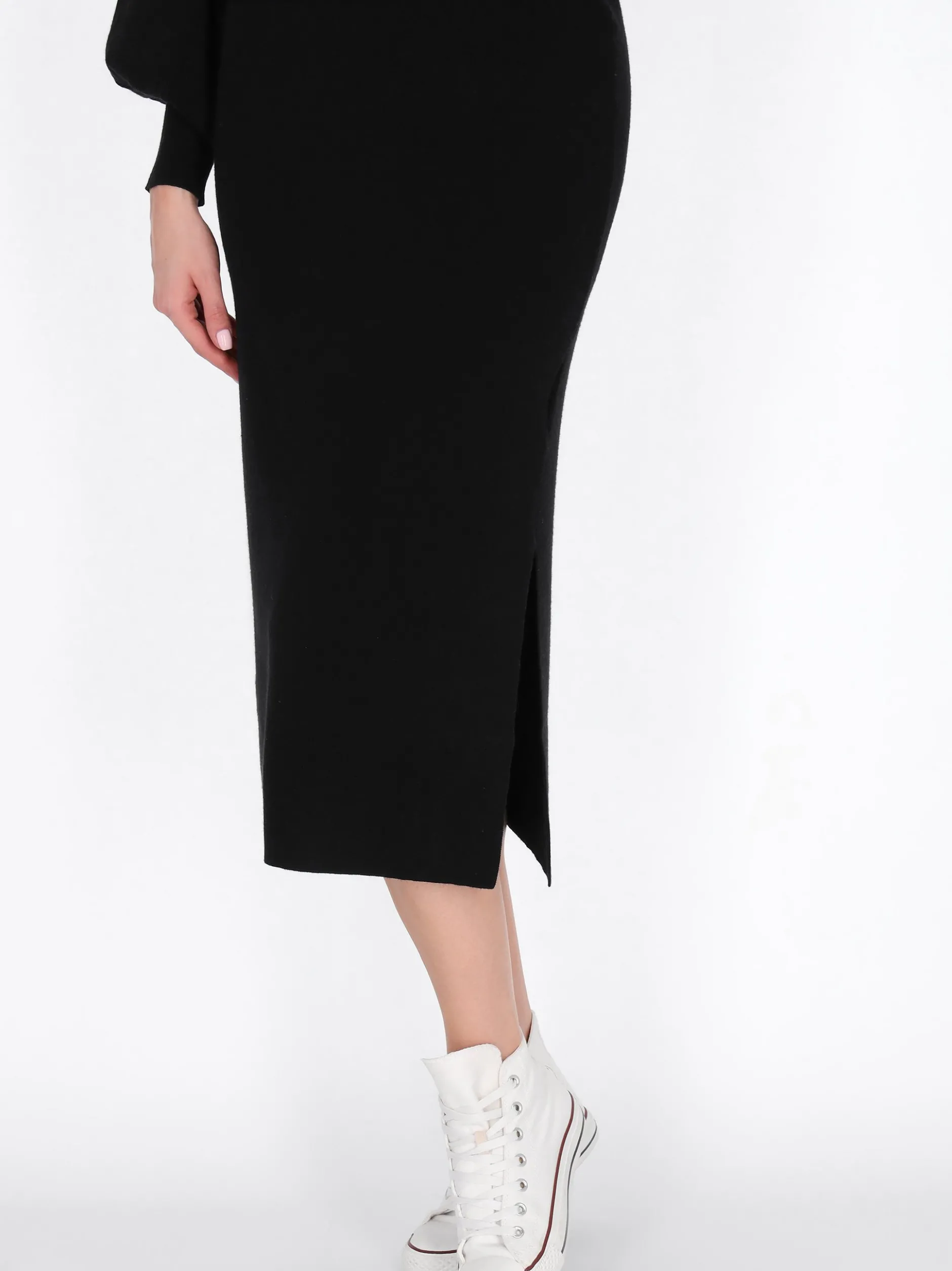 Dreimaster Damen Rock in schwarz