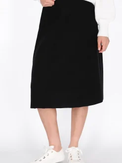 Dreimaster Damen Rock in schwarz