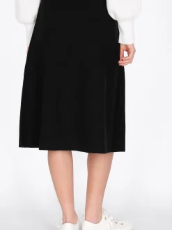 Dreimaster Damen Rock in schwarz