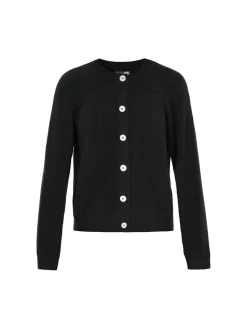 Dreimaster Damen Strickjacke in schwarz