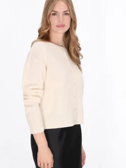 Dreimaster Damen Strickjacke in beige