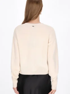 Dreimaster Damen Strickjacke in beige