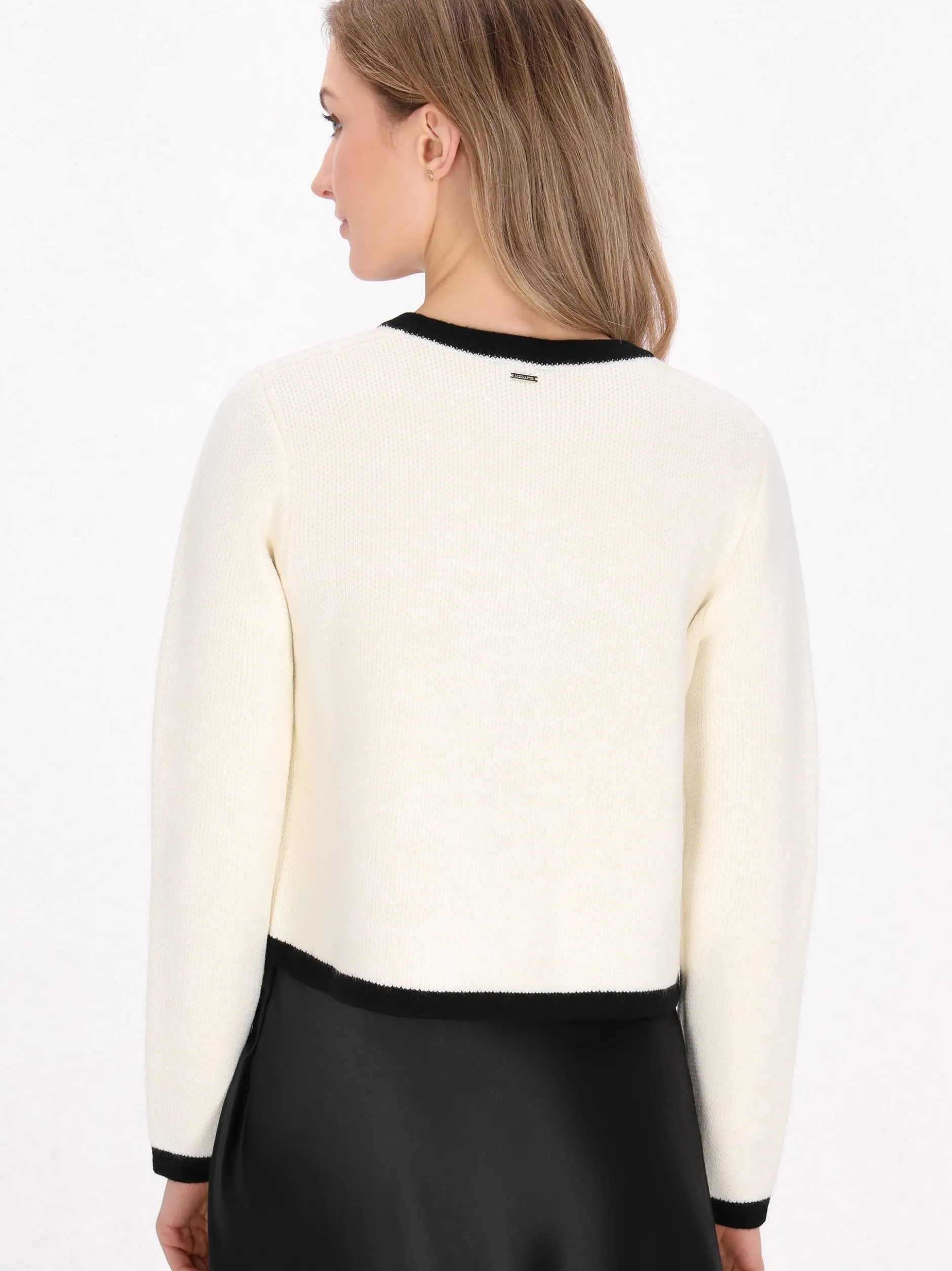 Dreimaster Damen Strickjacke in beige