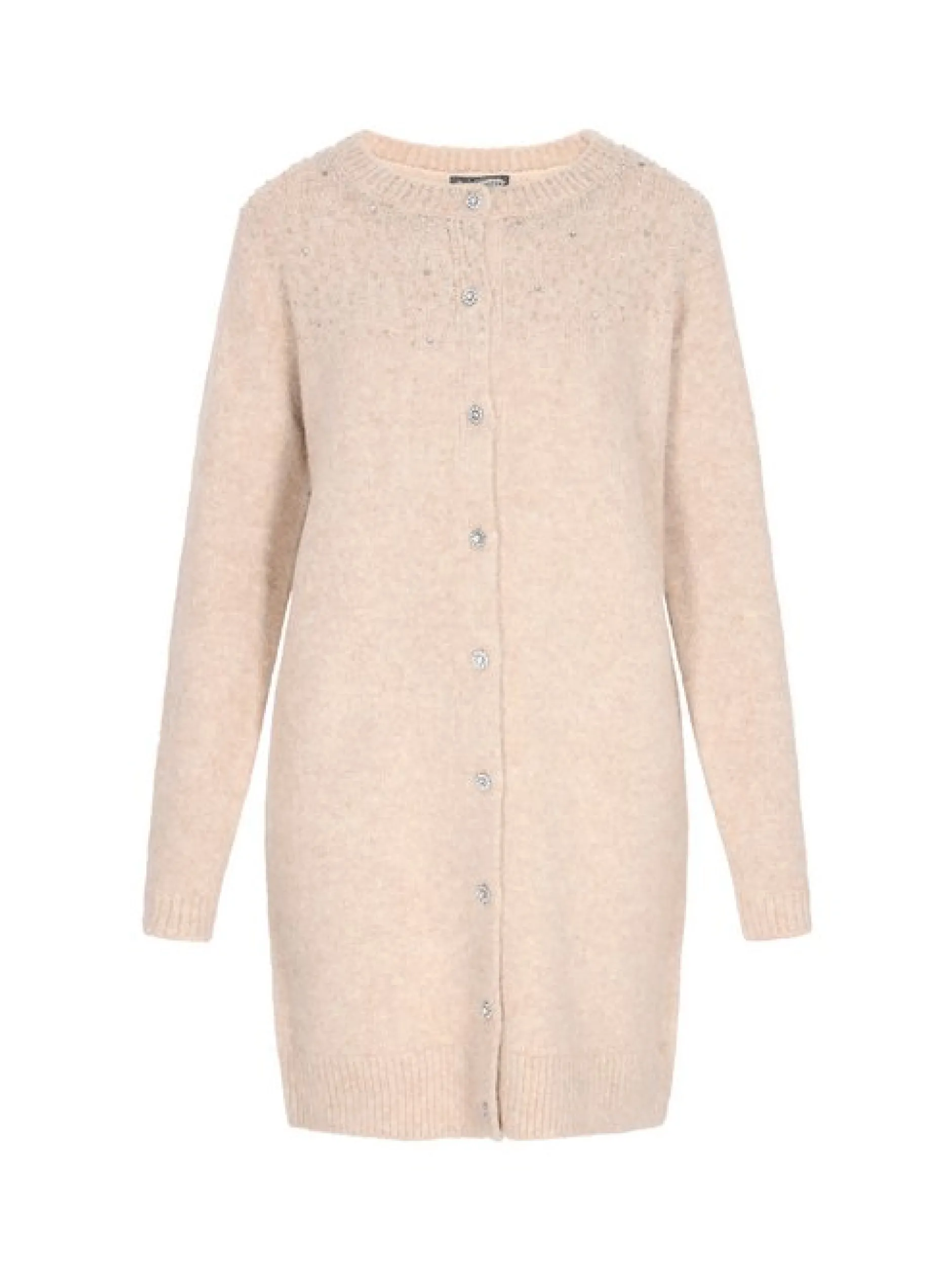 Dreimaster Damen Strickjacke in beige