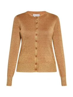 Dreimaster Damen Strickjacke in camel