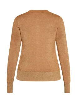 Dreimaster Damen Strickjacke in camel
