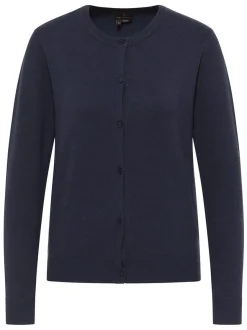 Dreimaster Damen Strickjacke in marine