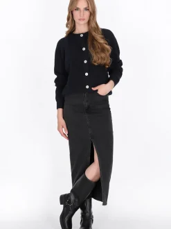 Dreimaster Damen Strickjacke in marine