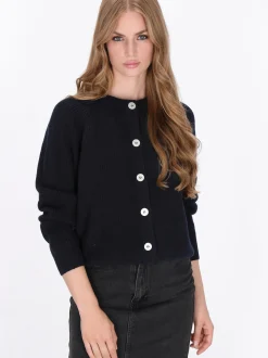 Dreimaster Damen Strickjacke in marine