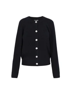 Dreimaster Damen Strickjacke in marine