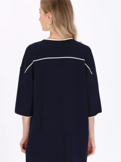 Dreimaster Damen Strickjacke in marine