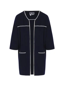 Dreimaster Damen Strickjacke in marine