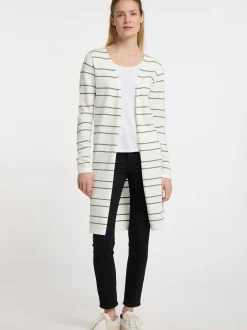 Dreimaster Damen Strickjacke in oliv
