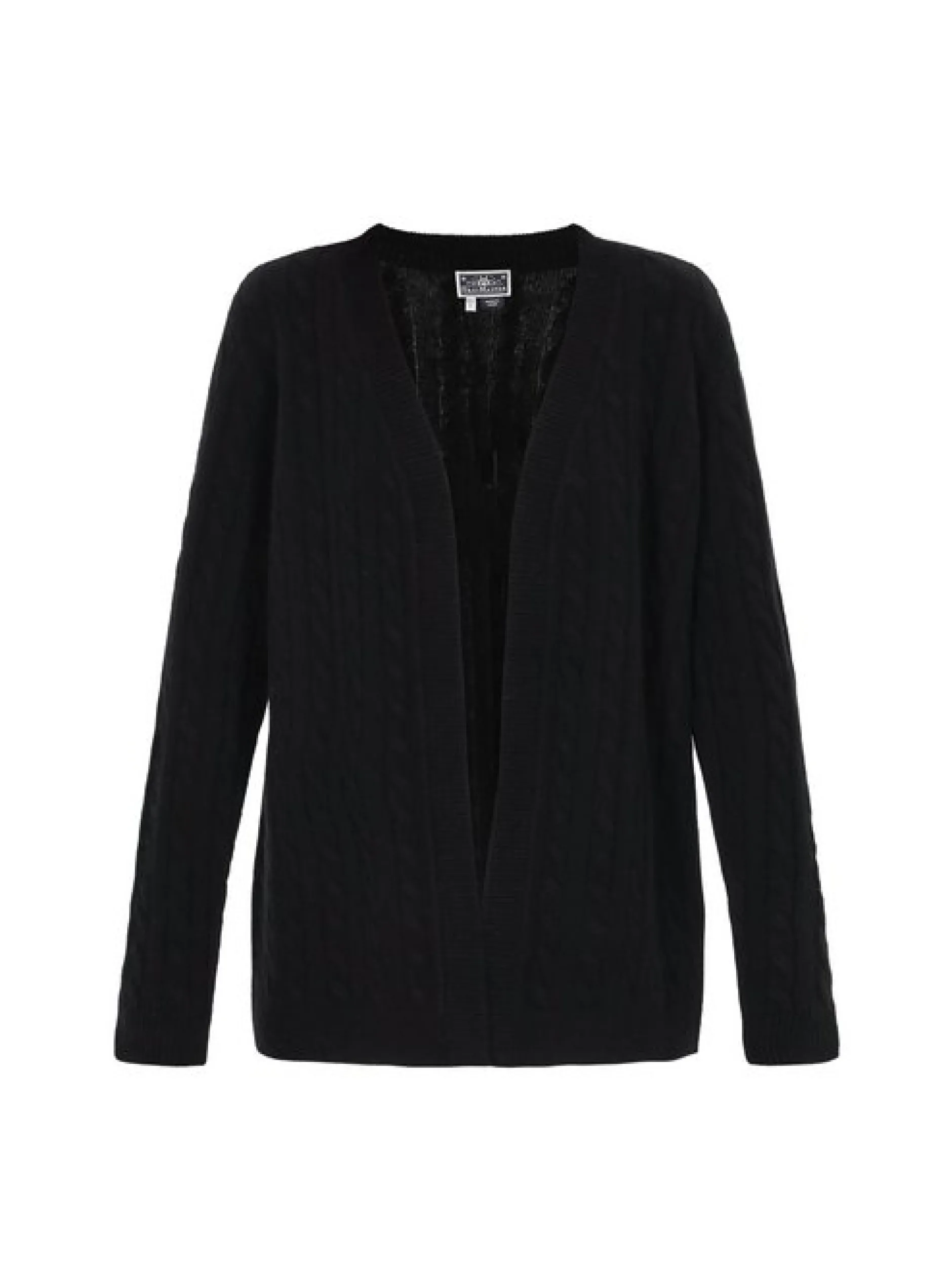 Dreimaster Damen Strickjacke in schwarz