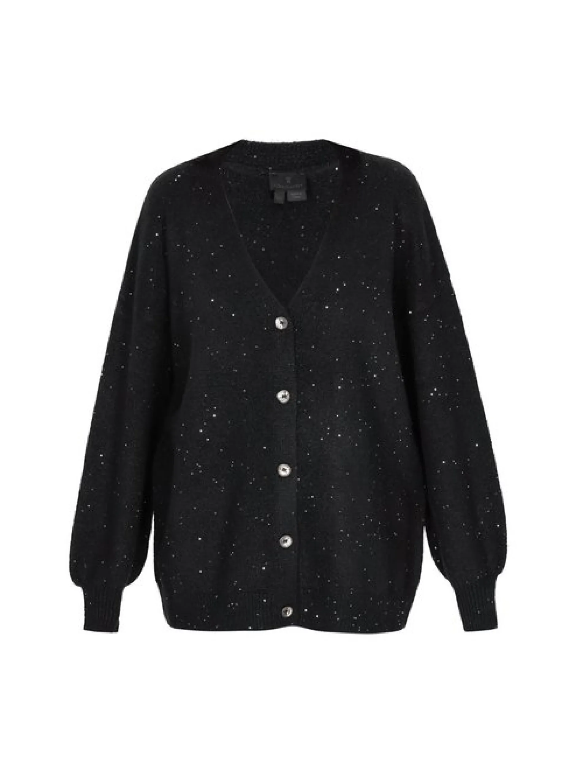 Dreimaster Damen Strickjacke in schwarz
