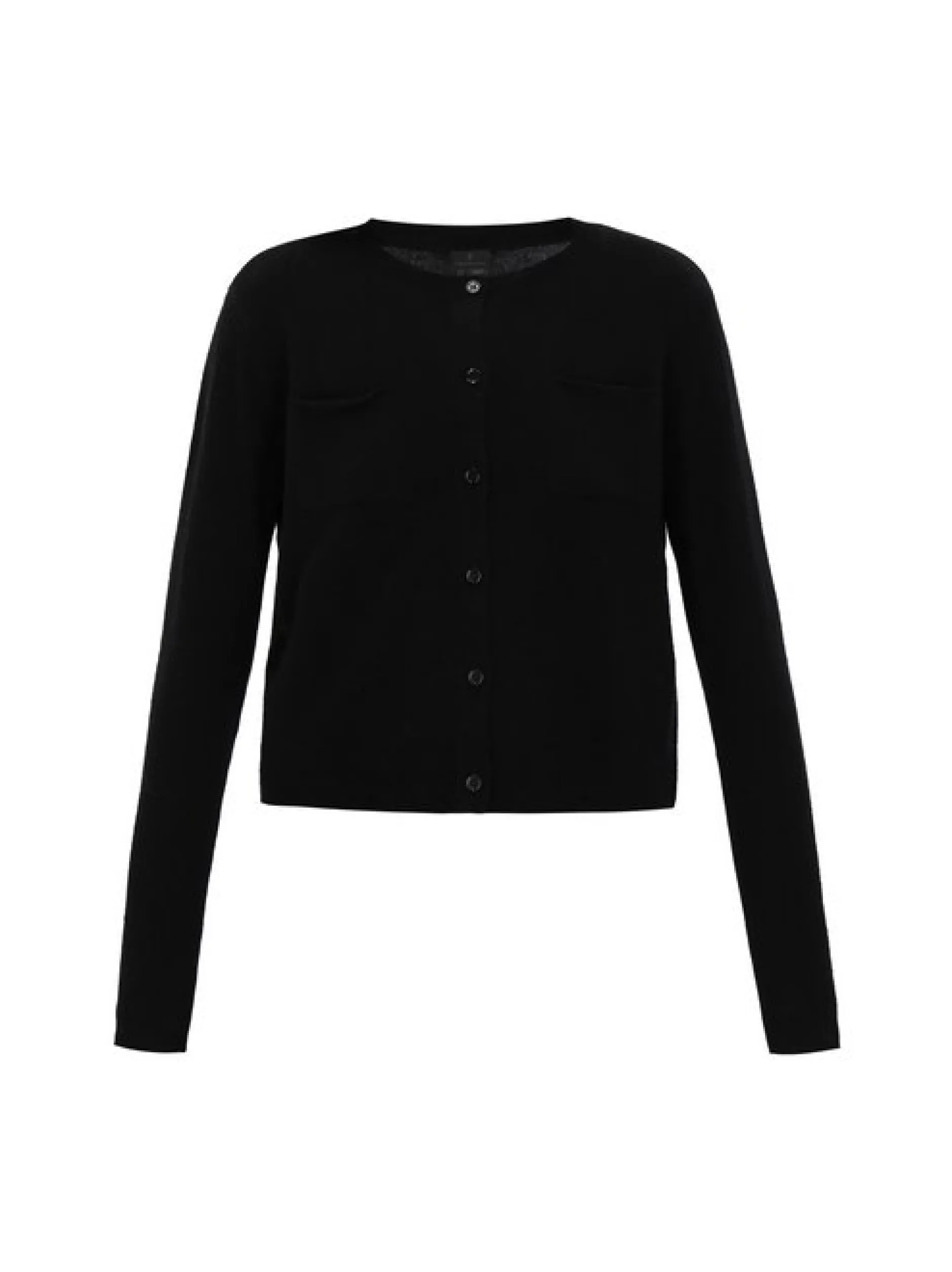 Dreimaster Damen Strickjacke in schwarz