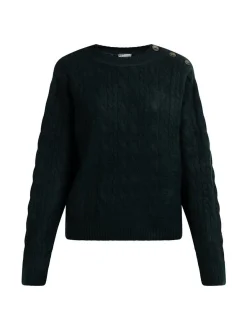 Dreimaster Damen Strickpullover in grün