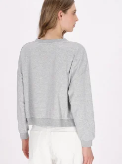 Dreimaster Damen Sweatshirt in grau