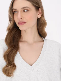 Dreimaster Damen Sweatshirt in melange