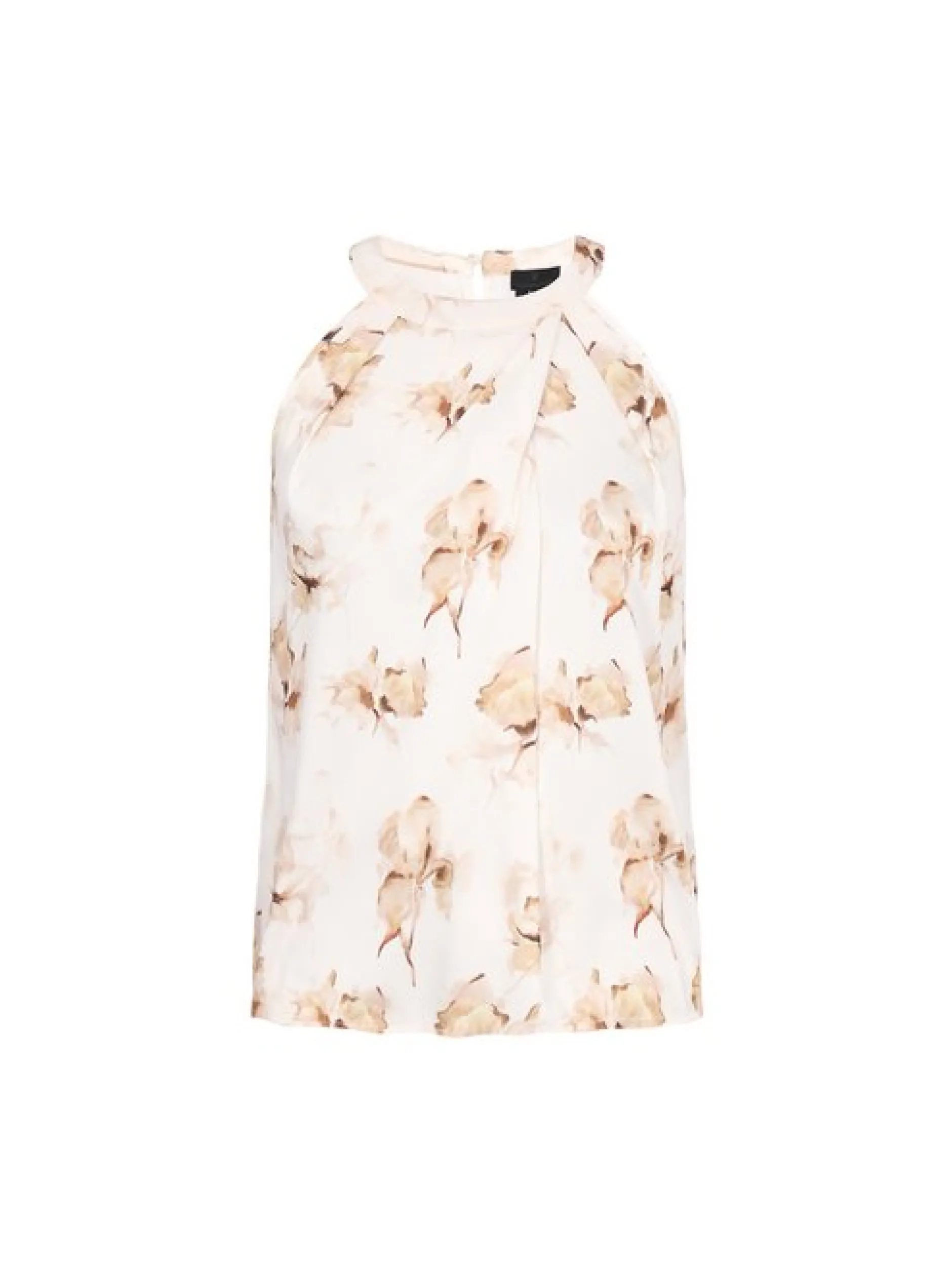 Dreimaster Damen Top in ecru braun
