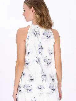 Dreimaster Damen Top in weiß blau