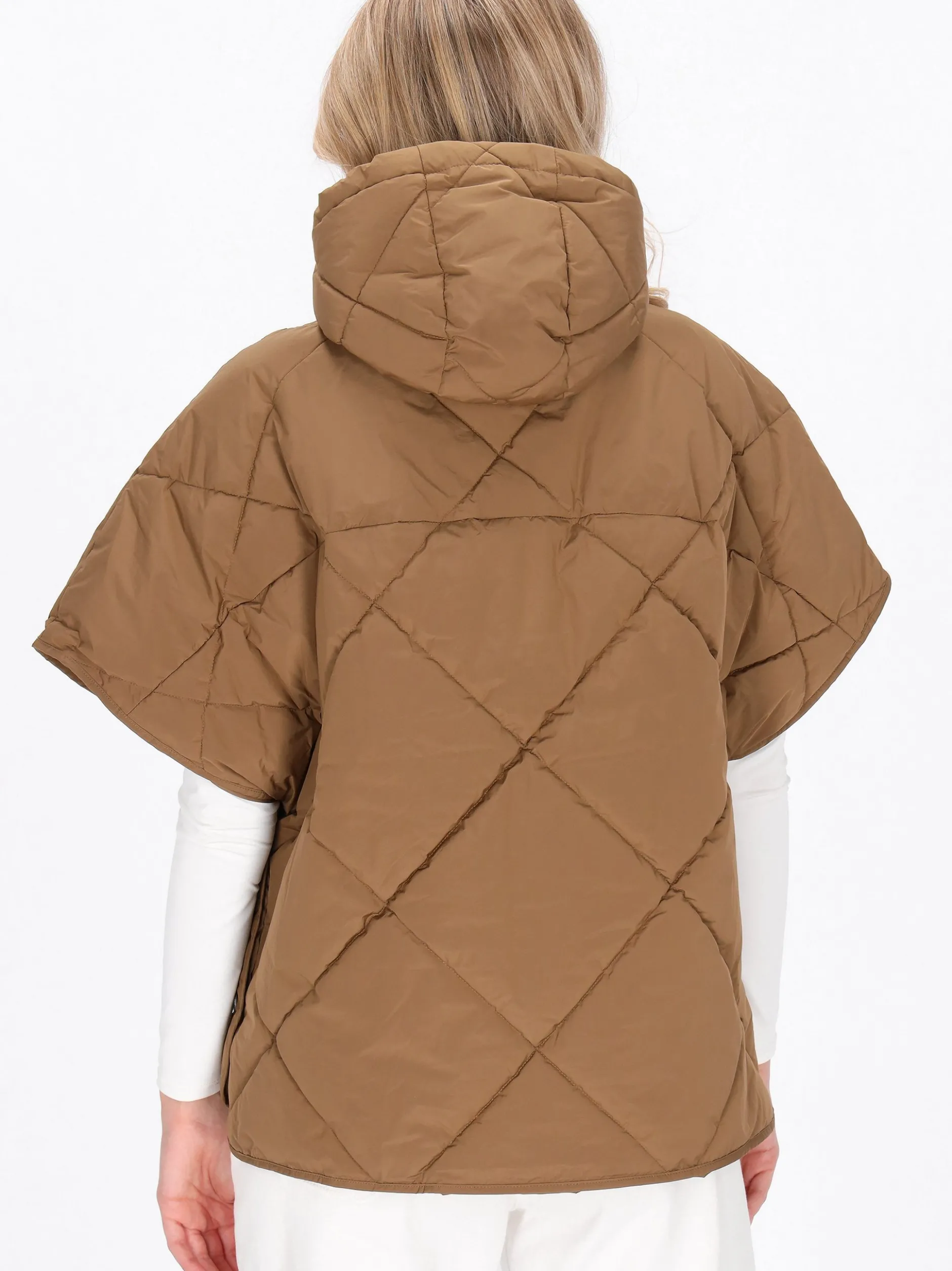 Dreimaster Damen Weste in camel