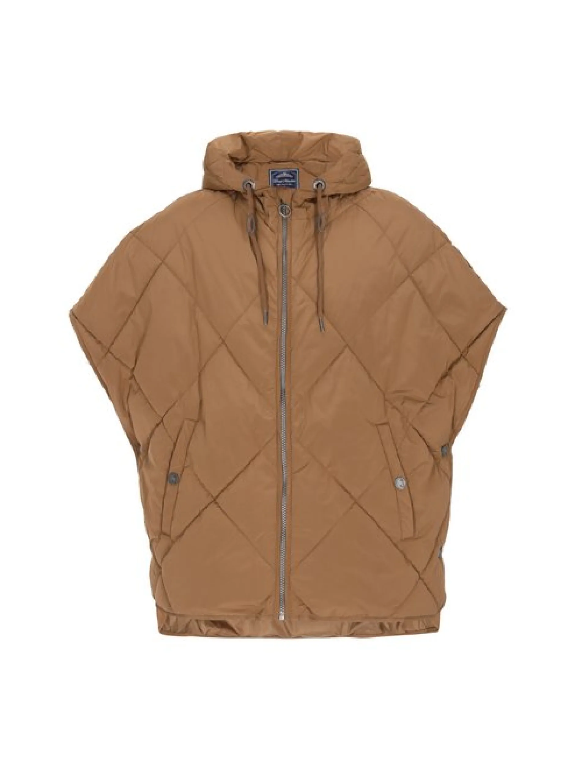 Dreimaster Damen Weste in camel
