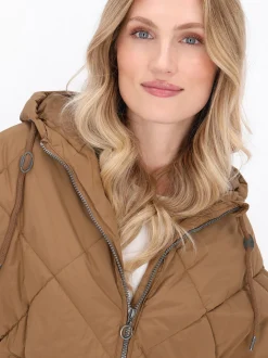 Dreimaster Damen Weste in camel