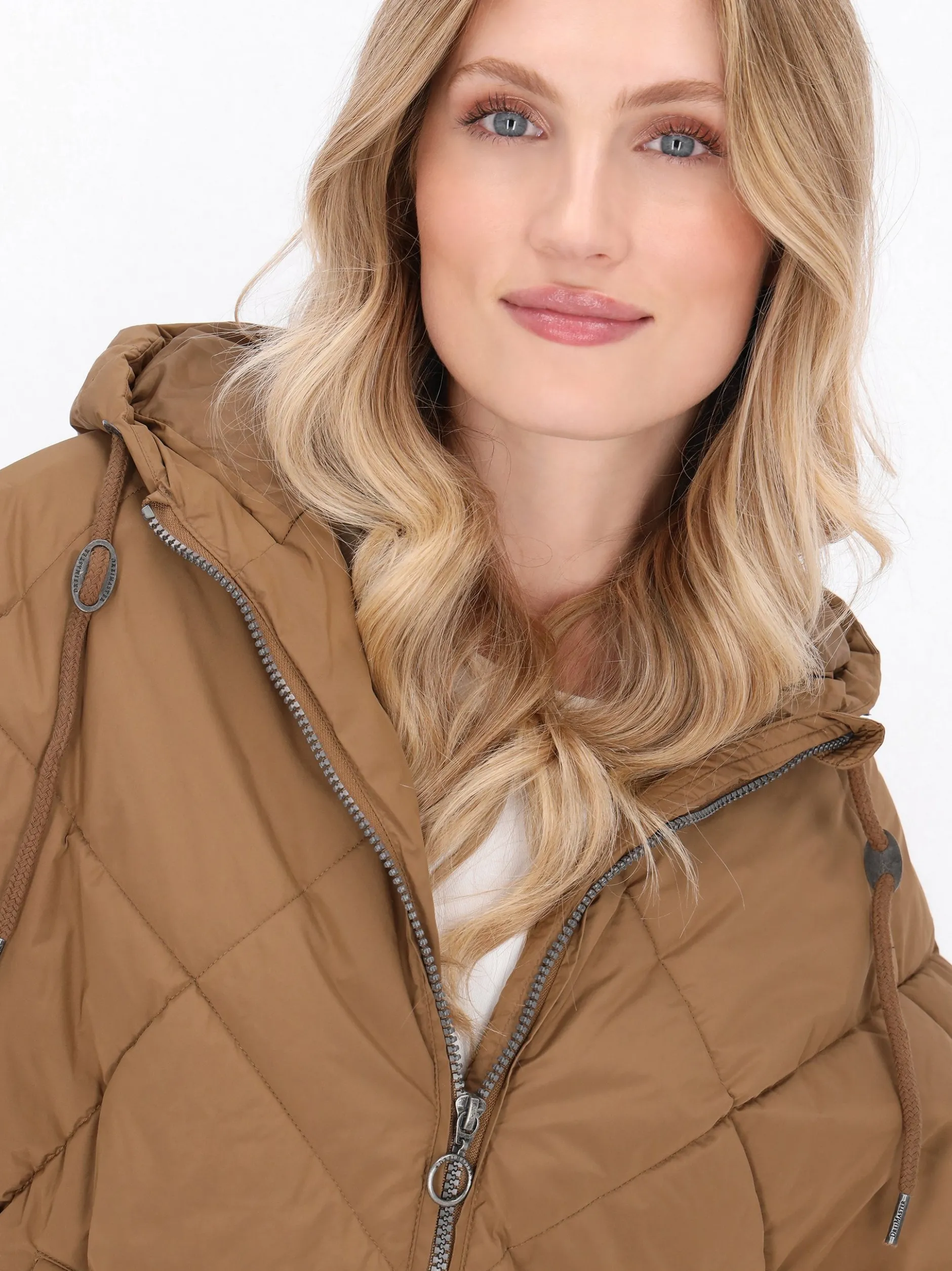 Dreimaster Damen Weste in camel