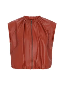 Dreimaster Damen Weste in rot
