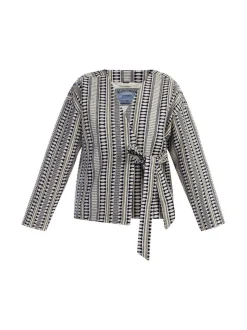 Dreimaster Damen Wickeljacke in marine