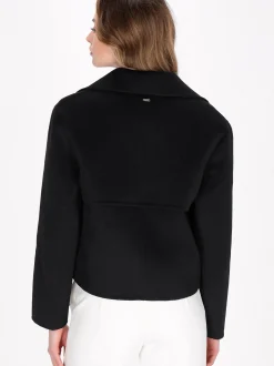 Dreimaster Damen Wolljacke in marine