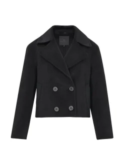 Dreimaster Damen Wolljacke in marine