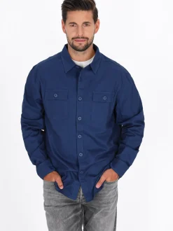 Dreimaster Herren Hemd in indigo