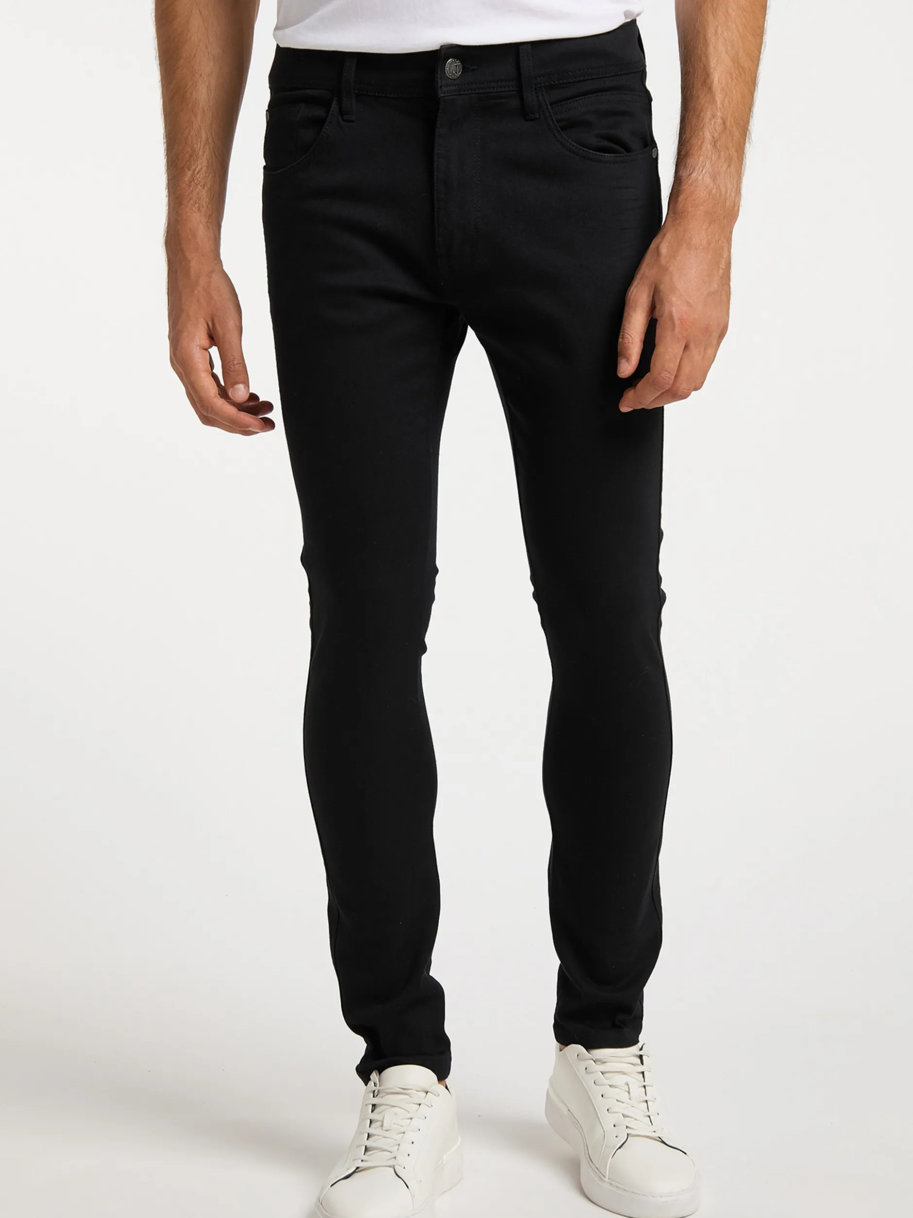 Dreimaster Herren Jeans in schwarz - Länge: lang