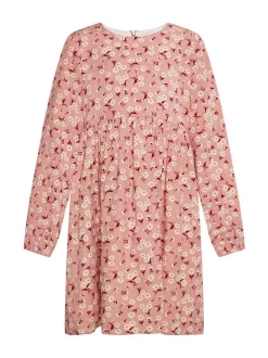 Dreimaster Mädchen (Kids) Kleid in rosa - Länge: mittel