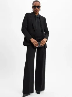 Drykorn Damen Baukasten-Stoffhose - Before in schwarz